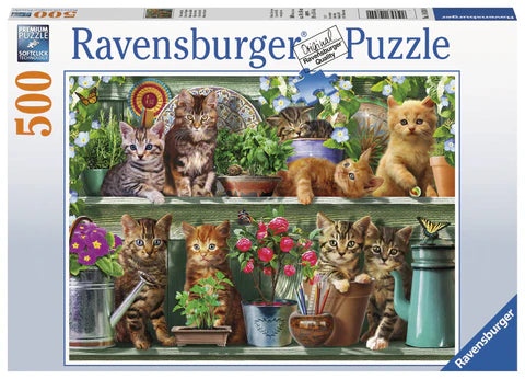 Ravensburger Cats On The Shelf Puzzle 500 Piece