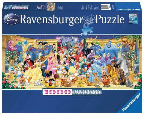 Ravensburger Disney Group Photo Panorama 1000 Piece Puzzle