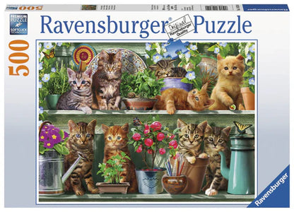 Ravensburger Cats On The Shelf Puzzle 500 Piece